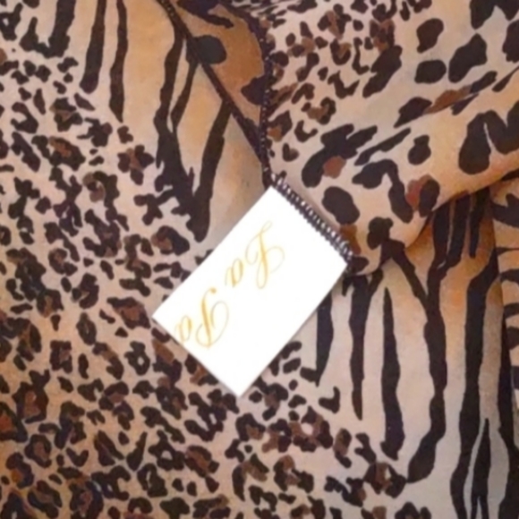 La Papa Sarong Tie Wrap Bathing Suit Cover Up Dress Halter Animal Zebra Leopard - Picture 3 of 3